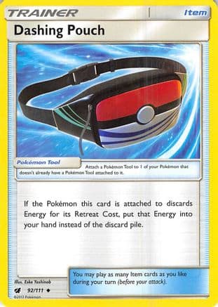 Dashing Pouch — SM - Crimson Invasion Pokémon TCG card by Eske Yoshinob