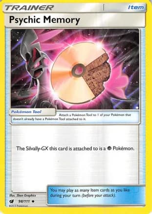 Psychic Memory — SM - Crimson Invasion Pokémon TCG card by 5ban Graphics