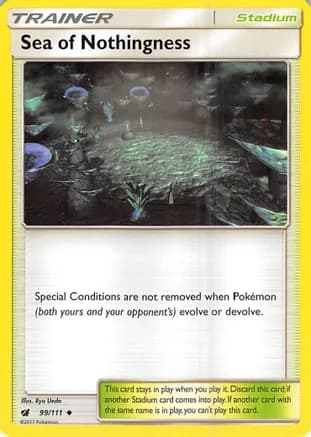 Sea of Nothingness — SM - Crimson Invasion Pokémon TCG card by Ryo Ueda