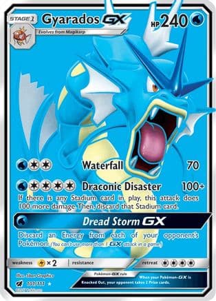 Gyarados GX (Full Art) — Pokémon TCG card