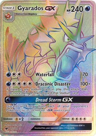 Gyarados GX (Secret) — Pokémon TCG card