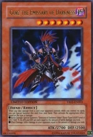 Gorz the Emissary of Darkness — Yu-Gi-Oh! R Manga Promo