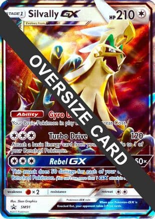 Silvally GX - SM91 — Jumbo Cards Pokémon TCG card by 5ban Graphics