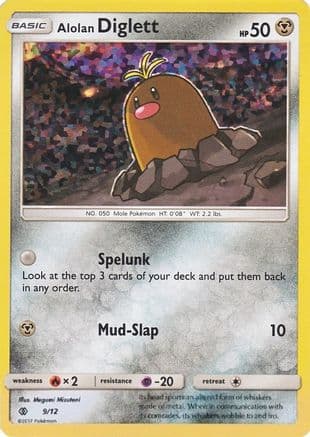 Alolan Diglett - 9/12 — McDonald's Promos 2017 Pokémon TCG card by Megumi Mizutani