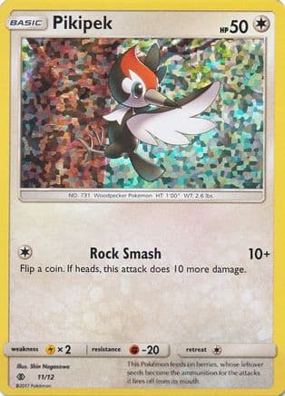Pikipek - 11/12 — McDonald's Promos 2017 Pokémon TCG card by Shin Nagasawa
