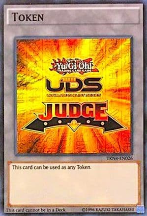 Official Judge Token: TKN4-EN026 — Judge Promotional Cards Yu-Gi-Oh! card by KAZUKI TAKAHASHI