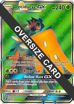 Decidueye GX - SM37 (SM Black Star Promo) — Jumbo Cards