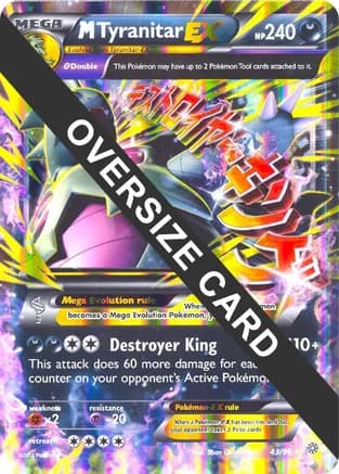 M Tyranitar EX - 43/98 — Jumbo Cards