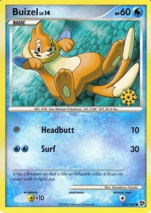 Buizel - 61/106 — Countdown Calendar Promos Pokémon TCG card by Masakazu Fukuda