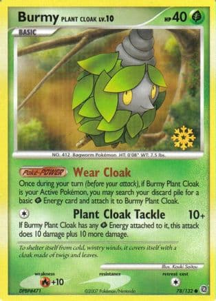 Burmy (Plant Cloak) - 78/132 — Countdown Calendar Promos Pokémon TCG card by Kouki Saitou