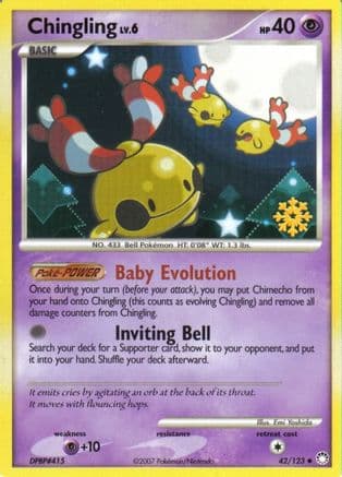 Chingling - 42/123 — Countdown Calendar Promos Pokémon TCG card by Emi Yoshida
