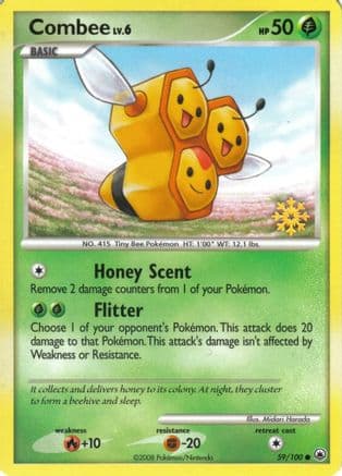 Combee - 59/100 — Countdown Calendar Promos Pokémon TCG card by Midori Harada