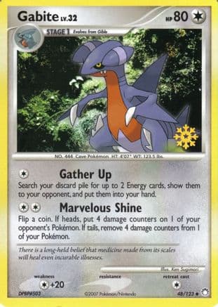 Gabite - 48/123 — Countdown Calendar Promos Pokémon TCG card by Ken Sugimori