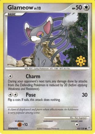 Glameow 83/130 — Countdown Calendar Promos Pokémon TCG card by Ken Sugimori