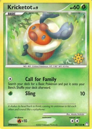 Kricketot - 86/123 — Countdown Calendar Promos Pokémon TCG card by Atsuko Nishida