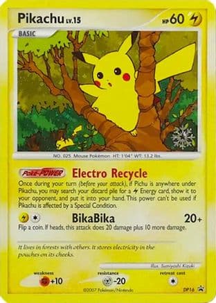 Pikachu - DP16 — Countdown Calendar Promos