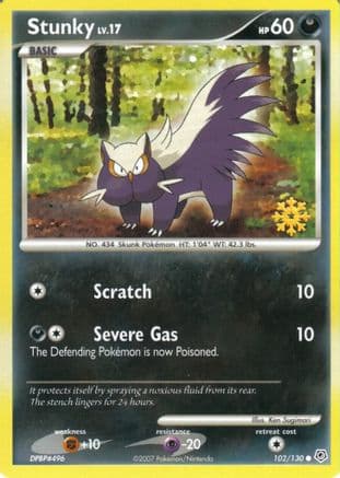 Stunky - 102/130 — Countdown Calendar Promos Pokémon TCG card by Ken Sugimori