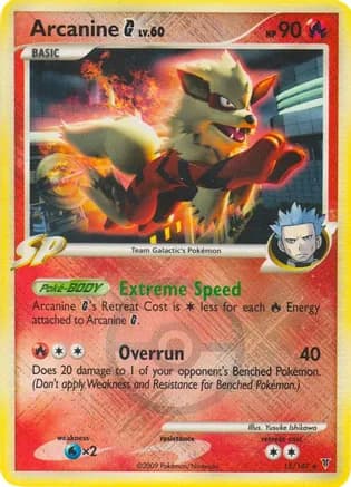 Arcanine G - 15/147 (League Promo) — League & Championship Cards