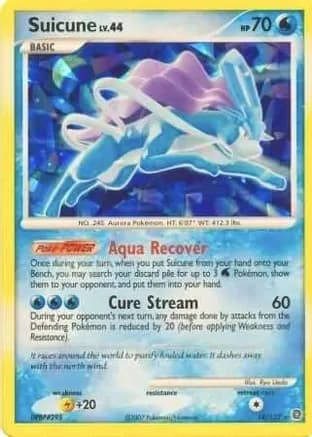 Suicune - 19/132 (Cracked Ice Holo) — Miscellaneous Cards & Products
