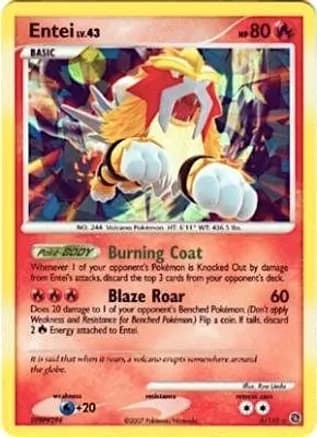 Entei - 4/132 (Cracked Ice Holo) — Miscellaneous Cards & Products