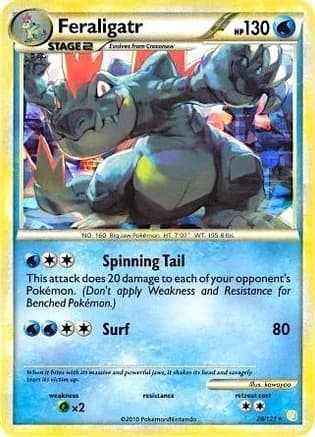 Feraligatr - 20/123 (Cracked Ice Holo) — Deck Exclusives