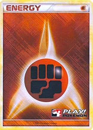 Fighting Energy (2010 Play! Pokemon) — League & Championship Cards