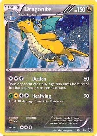 Dragonite - 83/116 (Cosmos Holo) — Blister Exclusives Pokémon TCG card by Akira Komayama