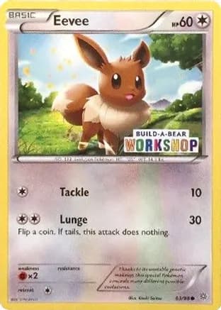 Eevee - 63/98 (Build-A-Bear Workshop Exclusive) — Miscellaneous Cards & Products