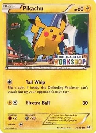 Pikachu - 20/108 (Build-A-Bear Workshop Exclusive) — Miscellaneous Cards & Products
