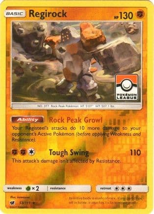 Regirock - 53/111 (Pokemon League) — League & Championship Cards Pokémon TCG card by ushio