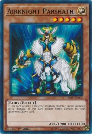 Airknight Parshath — Structure Deck: Wave of Light Yu-Gi-Oh! card by KAZUKI TAKAHASHI