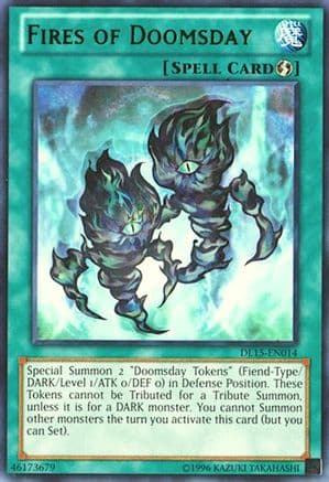 Fires of Doomsday (Green) — Duelist League Promo