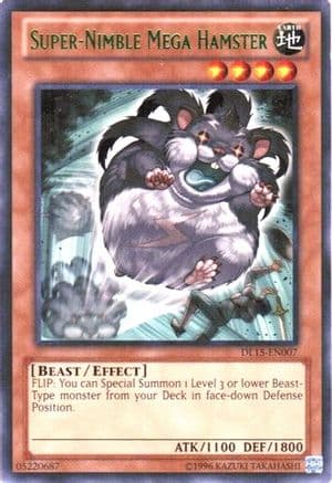 Super-Nimble Mega Hamster (Green) — Duelist League Promo