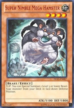 Super-Nimble Mega Hamster (Red) — Duelist League Promo