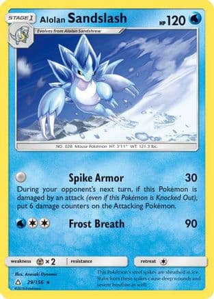 Alolan Sandslash — SM - Ultra Prism Pokémon TCG card by Anesaki Dynamic