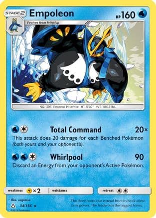 Empoleon — SM - Ultra Prism Pokémon TCG card by nagimiso