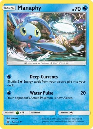 Manaphy — SM - Ultra Prism Pokémon TCG card by kawayoo