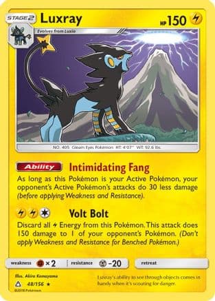 Luxray — SM - Ultra Prism Pokémon TCG card by Kazuma Koda