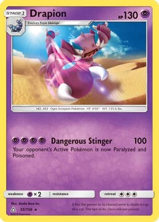 Drapion — SM - Ultra Prism Pokémon TCG card by Studio Bora Inc.