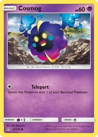 Cosmog — SM - Ultra Prism Pokémon TCG card by Shin Nagasawa