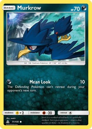 Murkrow — SM - Ultra Prism Pokémon TCG card by match
