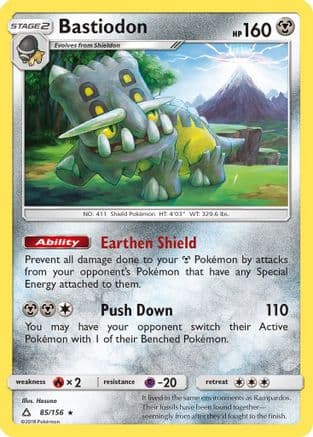 Bastiodon — SM - Ultra Prism Pokémon TCG card by Hasuno