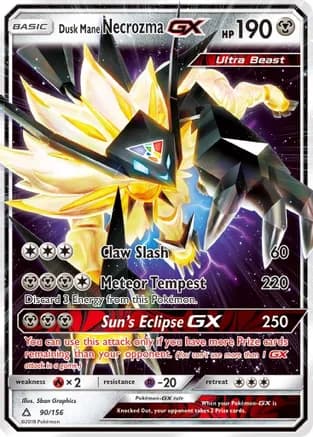 Dusk Mane Necrozma GX — SM - Ultra Prism