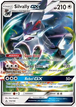 Silvally GX — SM - Ultra Prism Pokémon TCG card by Mitsuhiro Arita