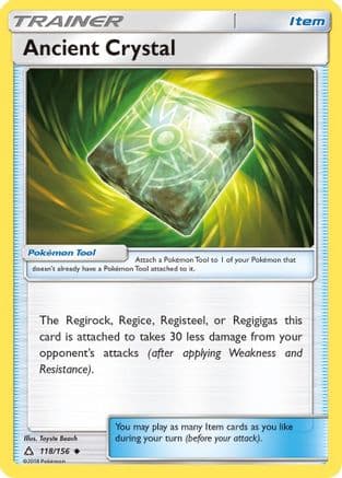 Ancient Crystal — SM - Ultra Prism Pokémon TCG card by Toyste Beach
