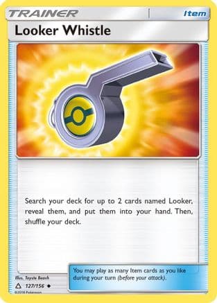 Looker Whistle — SM - Ultra Prism Pokémon TCG card by Toyste Beach