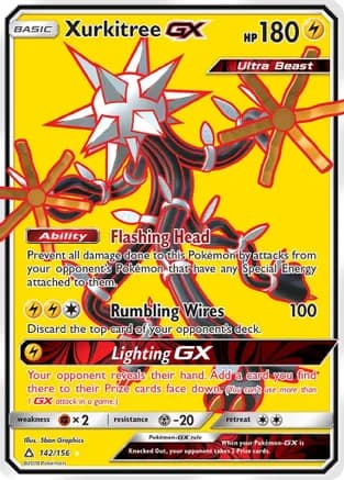 Xurkitree GX (Full Art) — SM - Ultra Prism