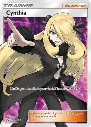 Cynthia (Full Art) — Pokémon TCG card