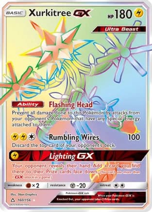 Xurkitree GX (Secret Rare) — SM - Ultra Prism