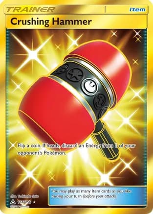 Crushing Hammer (Secret Rare) — Pokémon TCG card
